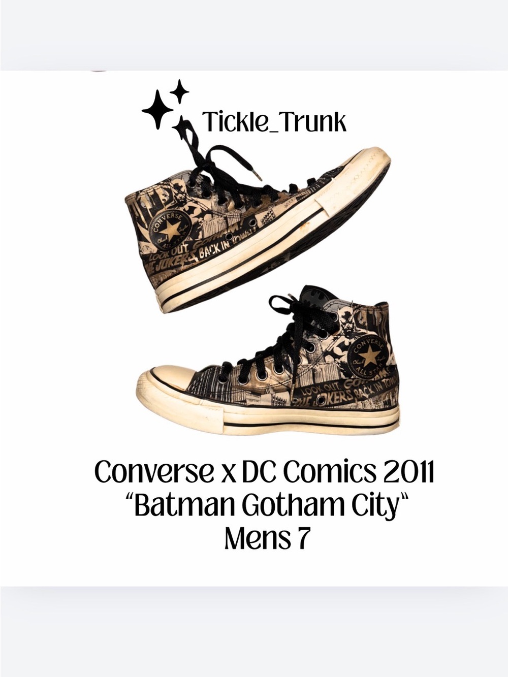 Converse x DC Comics Batman Gotham City High-Top Sneakers